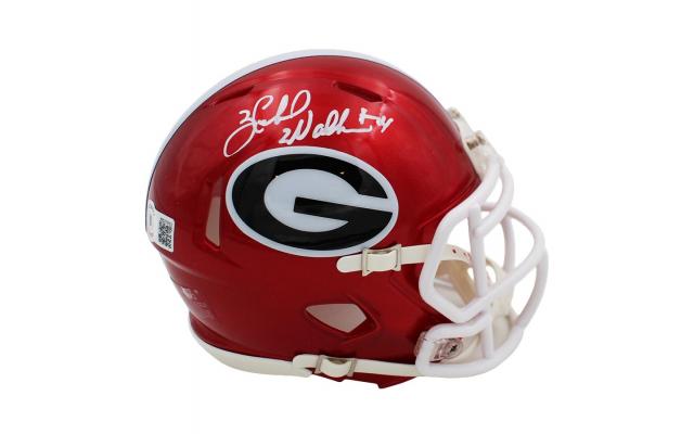 Herschel Walker Signed Georgia Bulldogs Speed Flash NCAA Mini Helmet