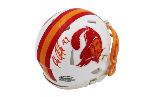 Rob Gronkowski Signed Tampa Bay Buccaneers Speed NFL Mini Helmet