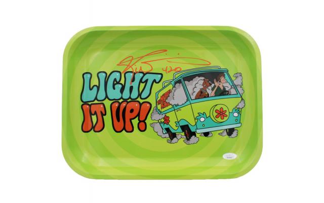 Ricky Williams Signed 13″x11″ Scooby Doo Rolling Tray with “420” Inscription