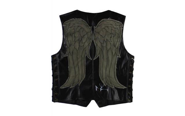 Norman Reedus Signed The Walking Dead Sewn On Angel Wing Vest