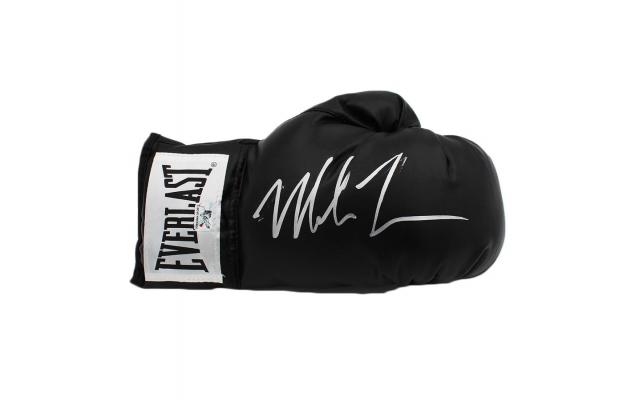 Mike Tyson Signed Everlast Black Boxing Glove – Silver Ink