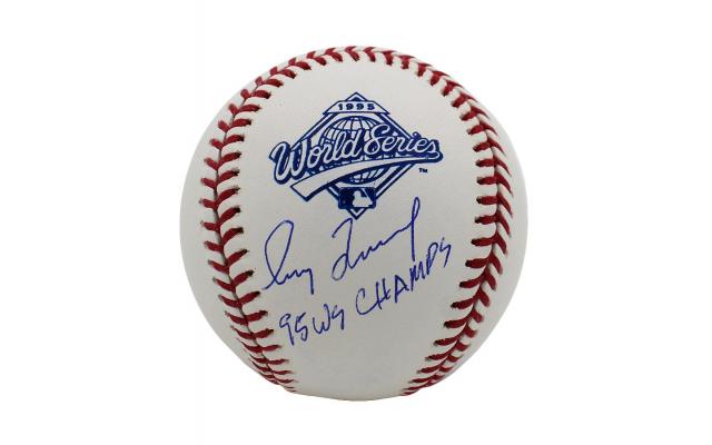 Greg Maddux Signed Atlanta Braves MLB Baseball with “95 WS CHAMPS” Inscription