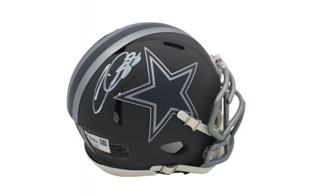 CeeDee Lamb Signed Dallas Cowboys Speed Slate NFL Mini Helmet