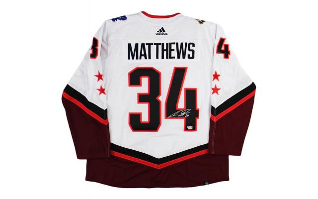 Auston Matthews Signed Toronto Maple Leafs Adidas White NHL Jersey